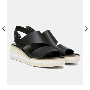 Vince Shelby Platform Wedge Sandals